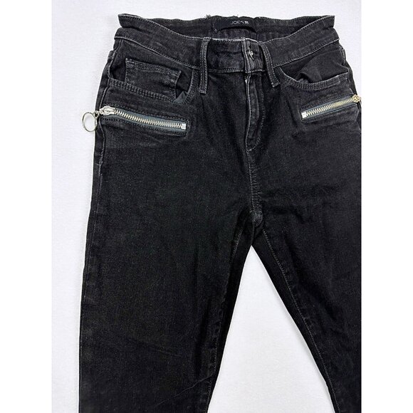 Joe's Jeans Fit 24, Size 27 Nikitia Black Skinny Ankle Zip Pocket GPVNTK5968 - Picture 7 of 13